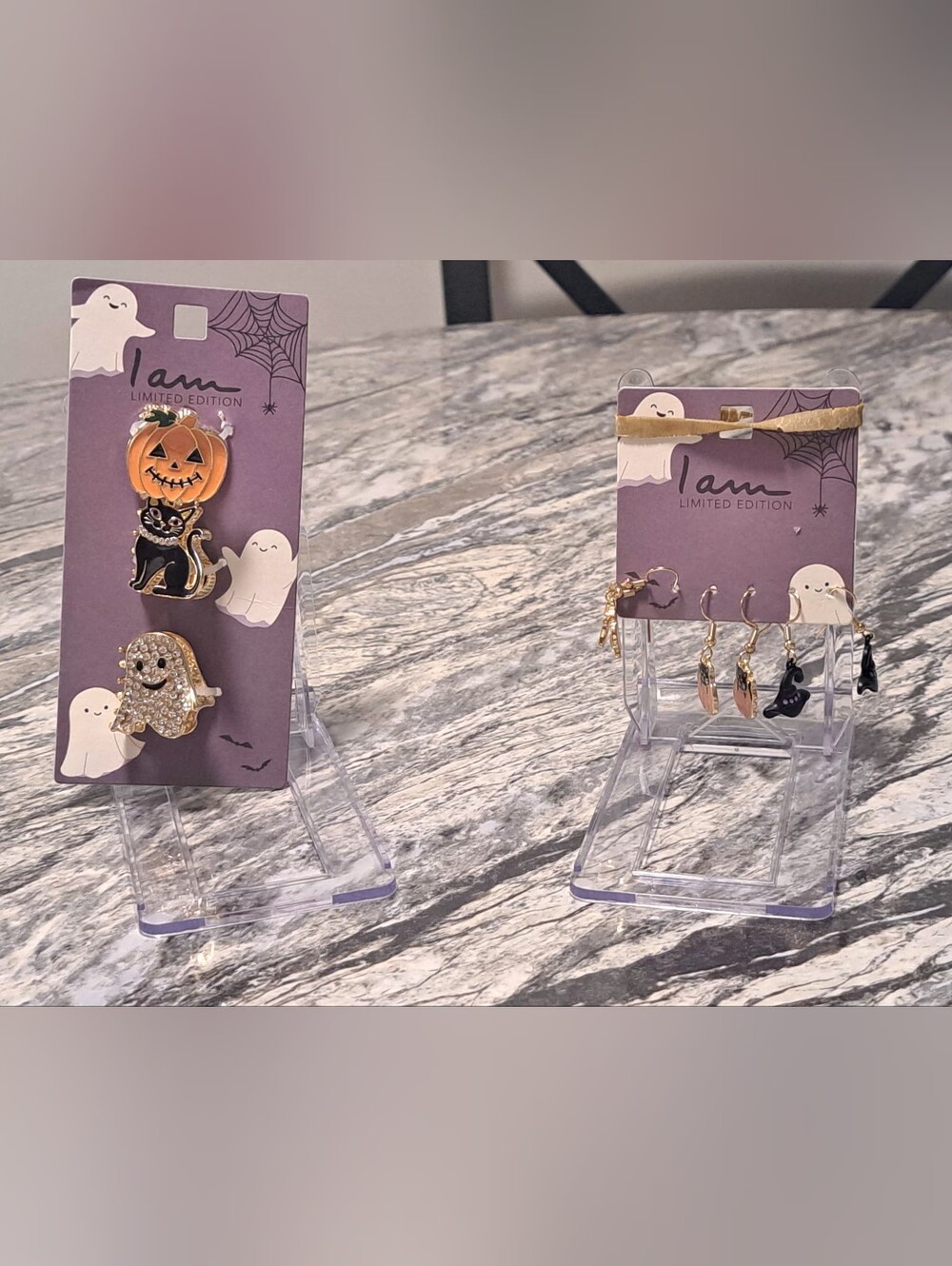 I Am Limited Edition Halloween Earring & Hair Clip  Set